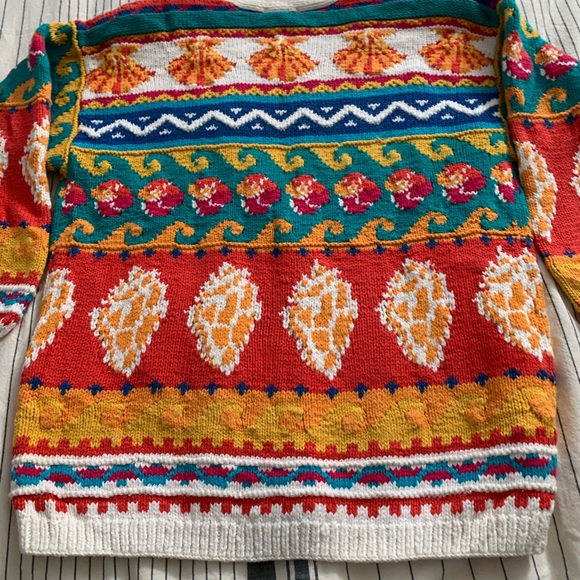 Talbots Multicolor Patterned Women's Cardigan - Picture 6 of 6